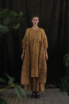 Mutedance 24 Spring/Summer Silk Loose Cardigan Dress MD-MD24SS35-G gold PM142